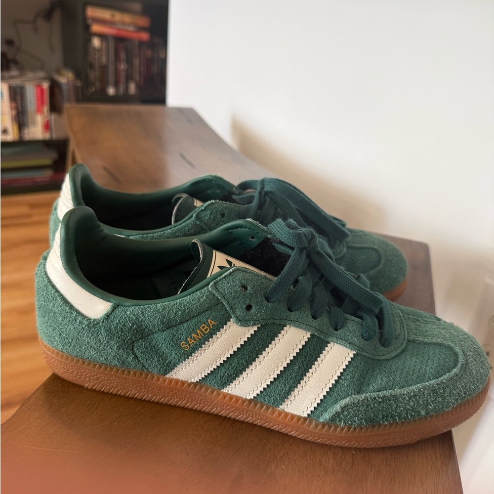 Unisex Adidas Samba Green Sneakers